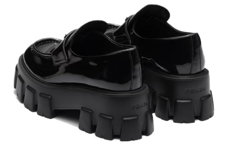 Purchase 프라다 모노리스 로퍼 (블랙 가죽) 2DE130_055_F0002