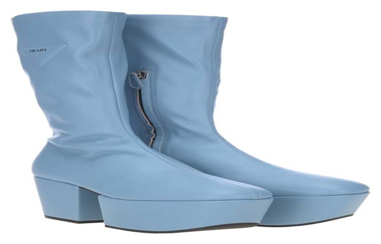 Prada Nappa Tech Boot 'Blue Mid-Top' 圖 2