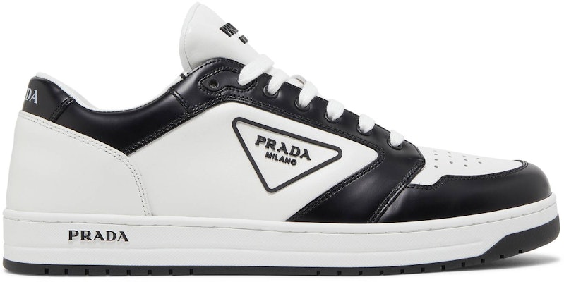 Prada New Avenue Leather Low 'White Black' 2EE363_3LJ6_F0964 Buy Prada New Avenue Leather Low 'White Black' 2EE363_3LJ6_F0964