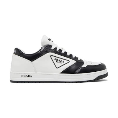 Prada New Avenue Leather Low 'White Black'