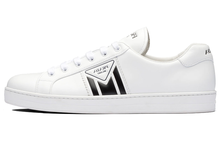 Buy Prada New Avenue Cuero Bajo 'Blanco Negro' 4E3544-3L8U-F0964