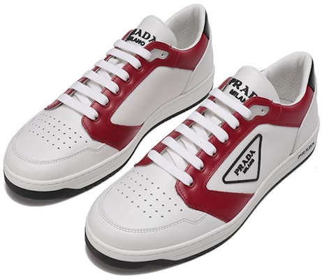 Prada New Avenue Kulit Rendah 'Putih Merah' 2EE363-3LJ7-F0H5A Lookbook Prada New Avenue Kulit Rendah 'Putih Merah' 2EE363-3LJ7-F0H5A