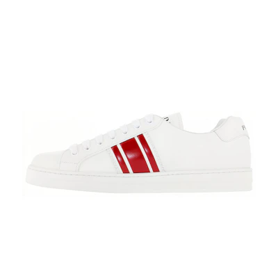 Prada New Avenue Leather Low 'White Red'