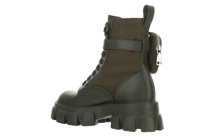 Prada Nylon Combat Boots 'Green' 圖 3