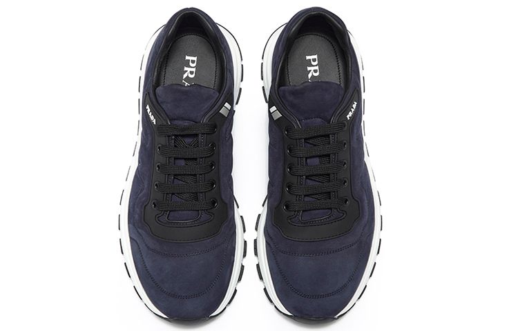 Prada Nylon Gabardine Low-Top Sneakers 'Deep Blue' 圖 3