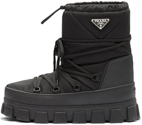 Prada Nylon Gabardine Platform Ankle Boots 'Black' 2U007N_3LFV_F0002_F_040 Buy Prada Nylon Gabardine Platform Ankle Boots 'Black' 2U007N_3LFV_F0002_F_040