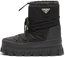 Prada Nylon Gabardine Platform Ankle Boots 'Black' 2U007N_3LFV_F0002_F_040 Prada Nylon Gabardine Platform Ankle Boots 'Black' 2U007N_3LFV_F0002_F_040