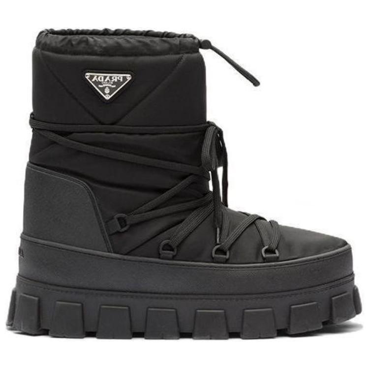 Order Prada Nylon Gabardine Plateau Enkelboots ''Zwart'' 2U007N_3LFV_F0002_F_040
