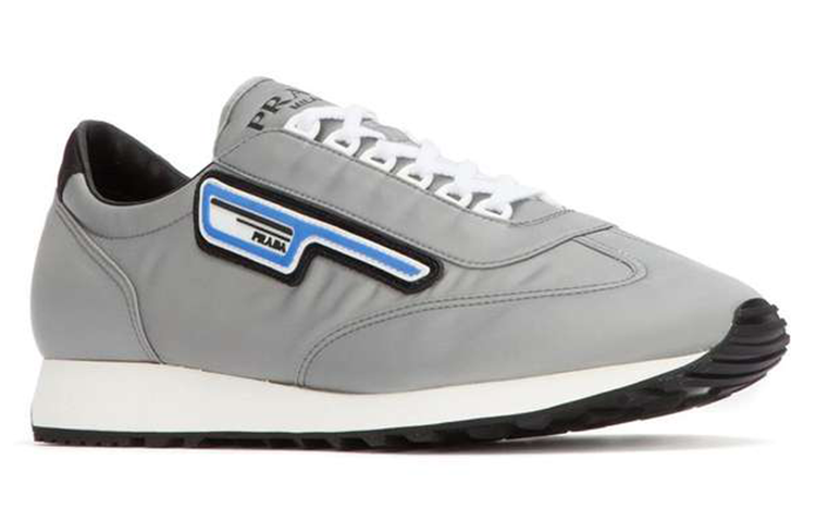 Prada Nylon Gabardine Sneaker 'Grey' 圖 3