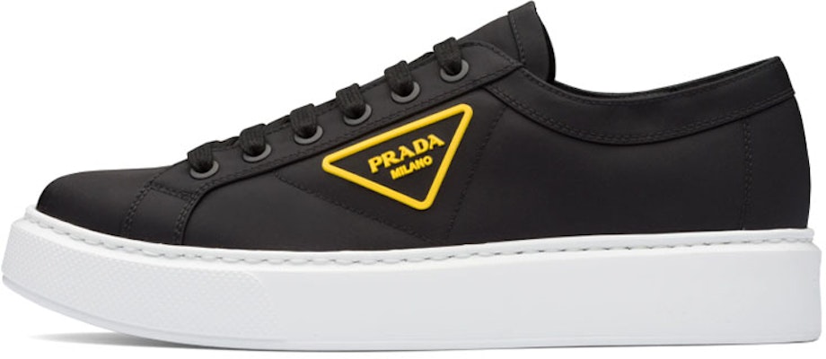 Prada 尼龍華達呢車輪低筒運動鞋 '黑黃' 4E3560-W08-F0C5Z Buy Prada 尼龍華達呢車輪低筒運動鞋 '黑黃' 4E3560-W08-F0C5Z