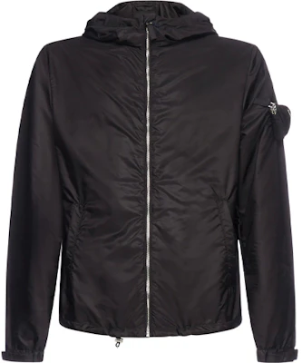 Prada 尼龍連帽夾克附倒三角標誌袖袋 SGB9091WQ9-F0002 Buy Prada 尼龍連帽夾克附倒三角標誌袖袋 SGB9091WQ9-F0002