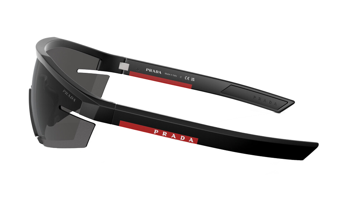 Purchase PRADA 尼龍不對稱太陽眼鏡 男女適用 黑色附品牌標誌。 PS03ZS1BO06F