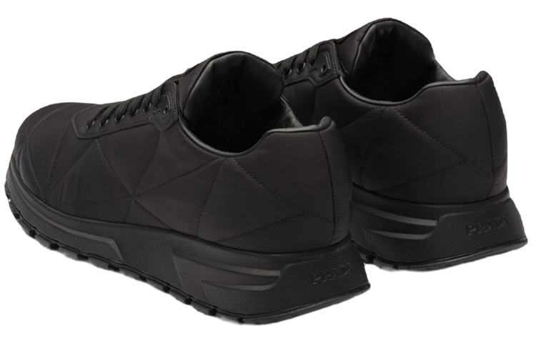 Prada Nylon Quilted Sneakers 'Black' 圖 4