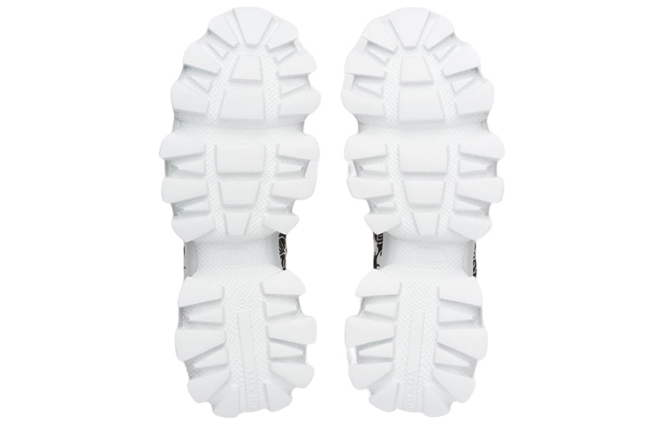 Prada Nylon Sneaker 'Floral Print Black and White' 圖 5