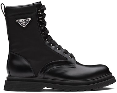 普拉达黑色尼龙绒面革皮靴 2UE011_3L09_F0002 Order 普拉达黑色尼龙绒面革皮靴 2UE011_3L09_F0002