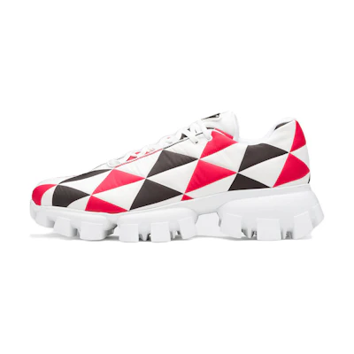 Prada Nylon Trainer 'Red White Black'