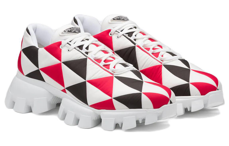 Prada Nylon Trainer 'Red White Black' 圖 2