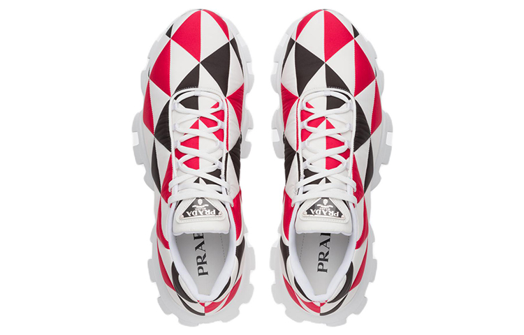 Prada Nylon Trainer 'Red White Black' 圖 4