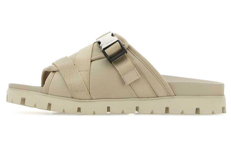 Buy Prada Offene Zehen Flache Sandalen ''Beige'' 2X3079_3L74_F0F24
