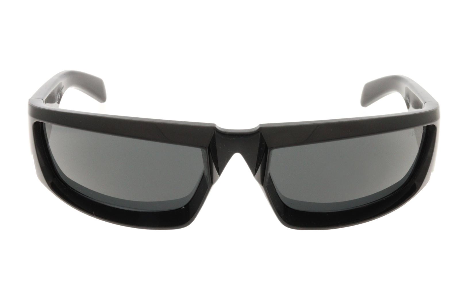 PRADA Oval Black Sunglasses Unisex Irregular Frame Trendy Couple Style Eyewear 25YSSOLE1AB5S0 圖 3