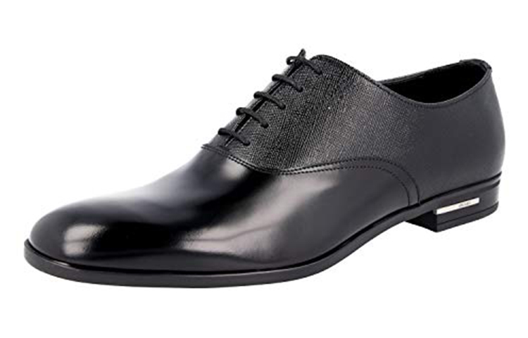 Prada Oxford 'Black Leather' 圖 3