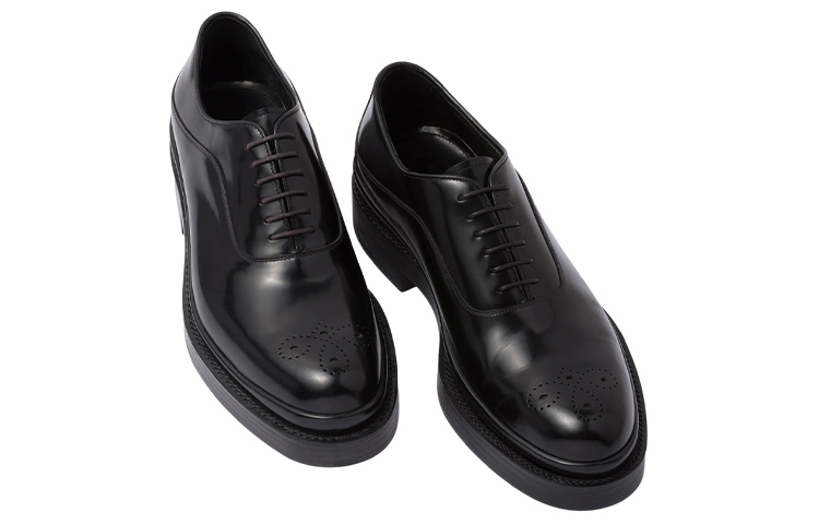 Prada Oxford Low 'Black Leather' 圖 3