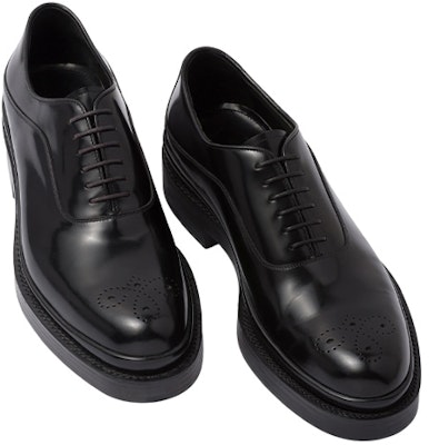 Prada Oxford Rendah 'Kulit Hitam' 2EG188_055_F0002_F_G001 Lookbook Prada Oxford Rendah 'Kulit Hitam' 2EG188_055_F0002_F_G001