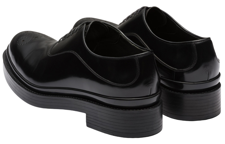 Prada Oxford Low 'Black Leather' 圖 4
