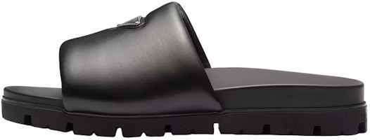 Prada Padded Slides Black Nappa Leather 2X3099_2DL8_F0002 Prada Padded Slides Black Nappa Leather 2X3099_2DL8_F0002