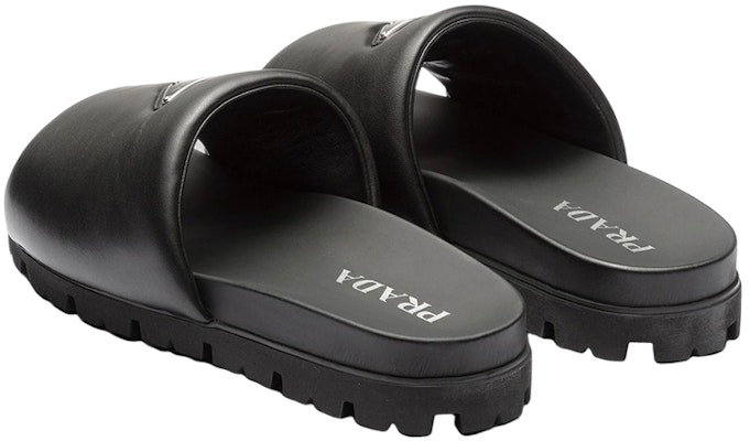 Prada Sandal Padded Hitam Kulit Nappa 2X3099_2DL8_F0002 Purchase Prada Sandal Padded Hitam Kulit Nappa 2X3099_2DL8_F0002