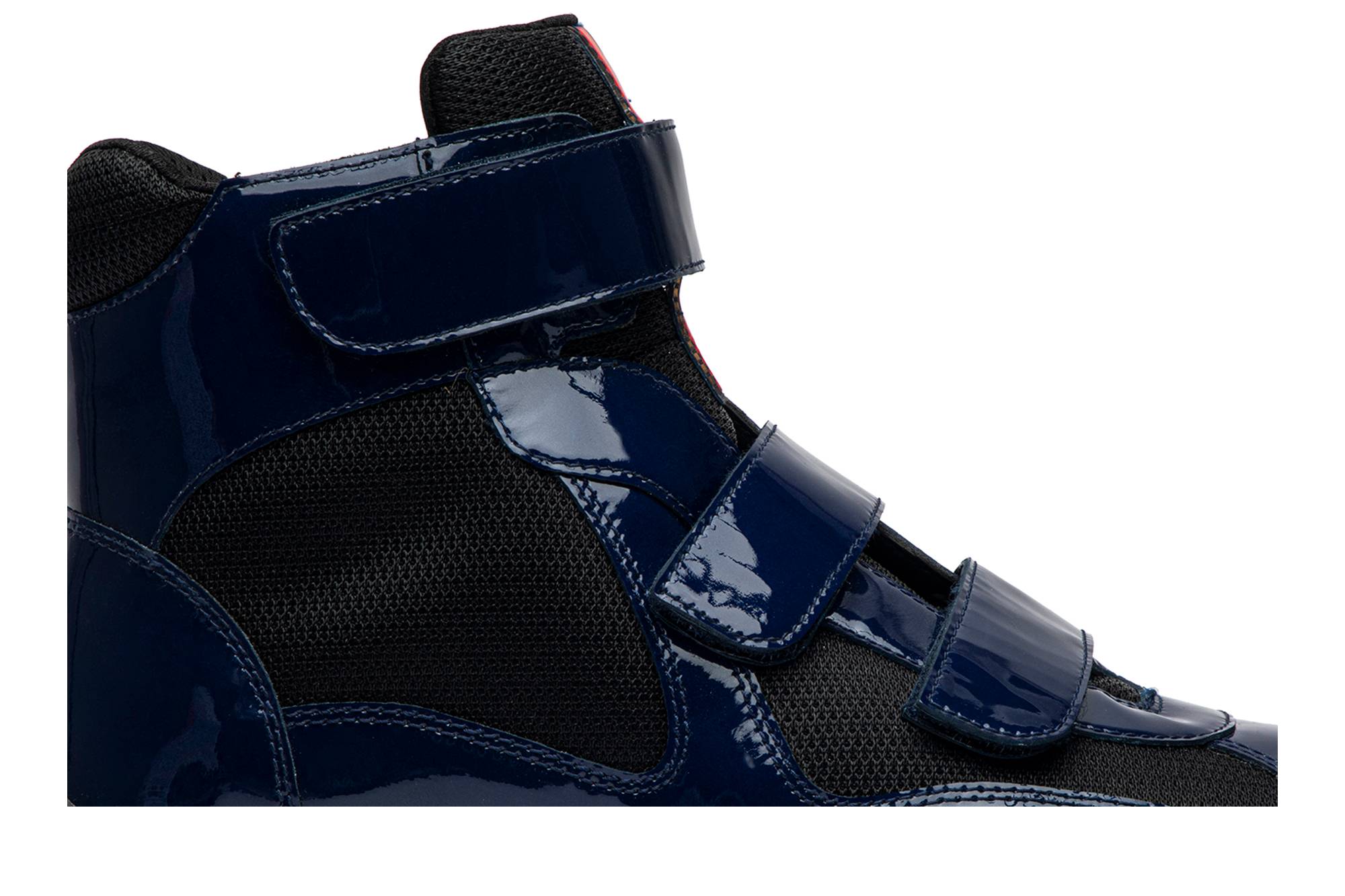 Prada Patent Double-Strap High Top 'Royal Blue' 圖 2