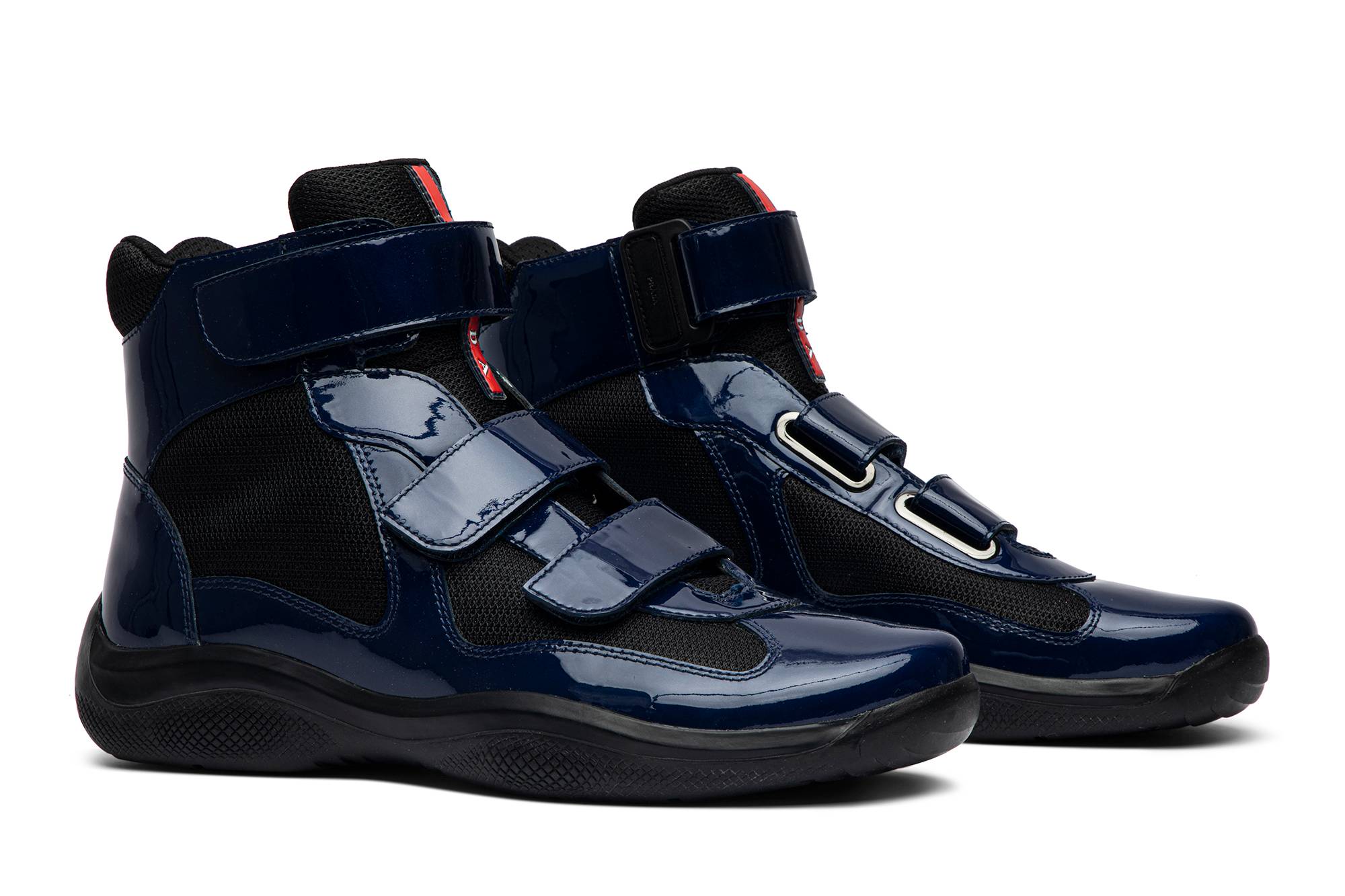 Prada Patent Double-Strap High Top 'Royal Blue' 圖 8