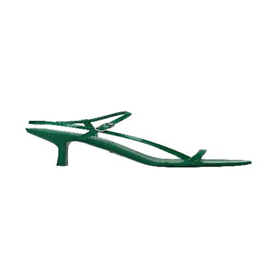 Prada Patent Leather Sandals 'Emerald Green'
