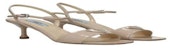 Sandal Kulit Berkilat Prada 'Merah Jambu' 1X089M069065F0236
