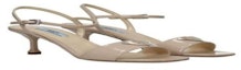 Lookbook Sandal Kulit Berkilat Prada 'Merah Jambu' 1X089M069065F0236