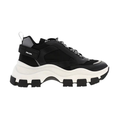 Prada Pegasus Lace-Up Sneaker 'Black'