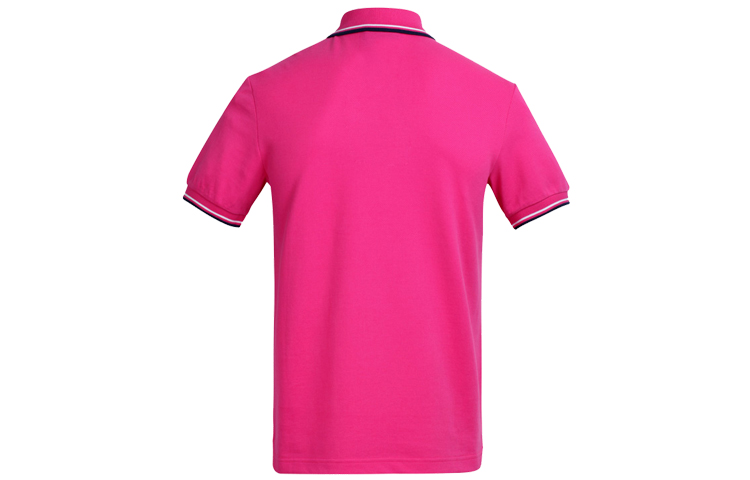 Lookbook 프라다 핑크 스트라이프 카라 반팔 폴로 셔츠 SJJ887-322-F0029