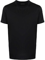 PRADA Plain White Round Neck Casual Short Sleeve T-Shirt DNA829-11CD-FO002-S-221 PRADA Plain White Round Neck Casual Short Sleeve T-Shirt DNA829-11CD-FO002-S-221