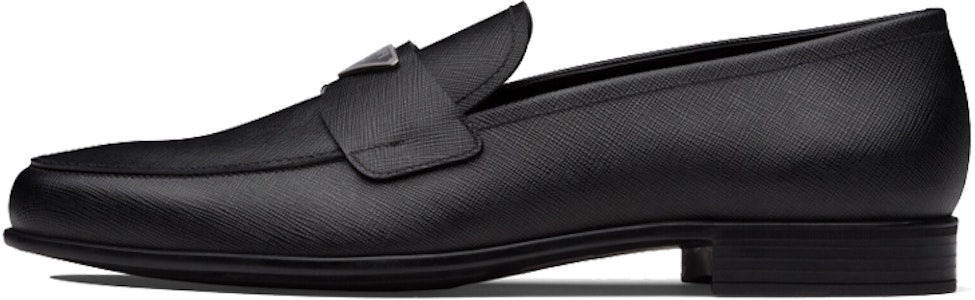 Prada Plaque Loafer Hitam Kulit Saffiano 2DB180_053_F0002_F_G001 Buy Prada Plaque Loafer Hitam Kulit Saffiano 2DB180_053_F0002_F_G001