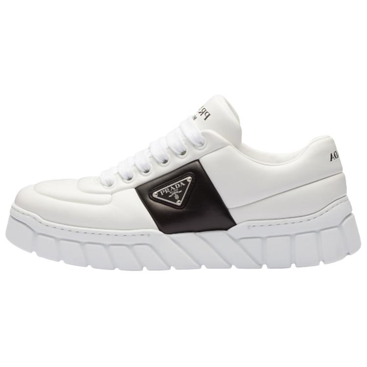 Prada Platform Leather Low-Top 'Color-Block White' 2EE386_2DL8_F0964