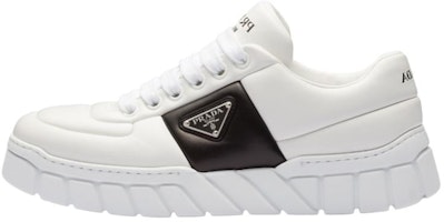 Prada Platform Leather Low-Top 'Color-Block White' 2EE386_2DL8_F0964 Prada Platform Leather Low-Top 'Color-Block White' 2EE386_2DL8_F0964
