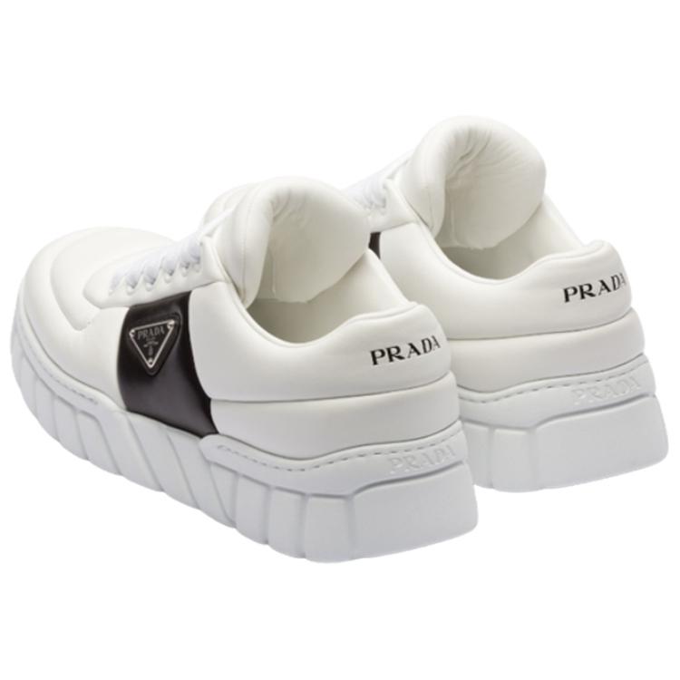 Prada Platform Leather Low-Top 'Color-Block White' 圖 5