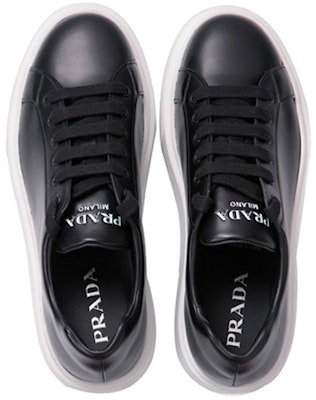 Prada Platform Leather Sneaker 'Black' 4E3489_B4L_F0967 Shop Prada Platform Leather Sneaker 'Black' 4E3489_B4L_F0967
