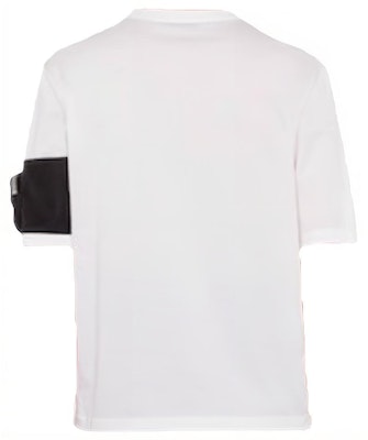PRADA Camiseta Unisex Blanca de Manga Corta con Bolsillo de Punto 135683-1XBH-F0964-S-202 Lookbook PRADA Camiseta Unisex Blanca de Manga Corta con Bolsillo de Punto 135683-1XBH-F0964-S-202