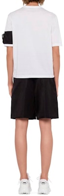 PRADA Camiseta Unisex Blanca de Manga Corta con Bolsillo de Punto 135683-1XBH-F0964-S-202 Purchase PRADA Camiseta Unisex Blanca de Manga Corta con Bolsillo de Punto 135683-1XBH-F0964-S-202