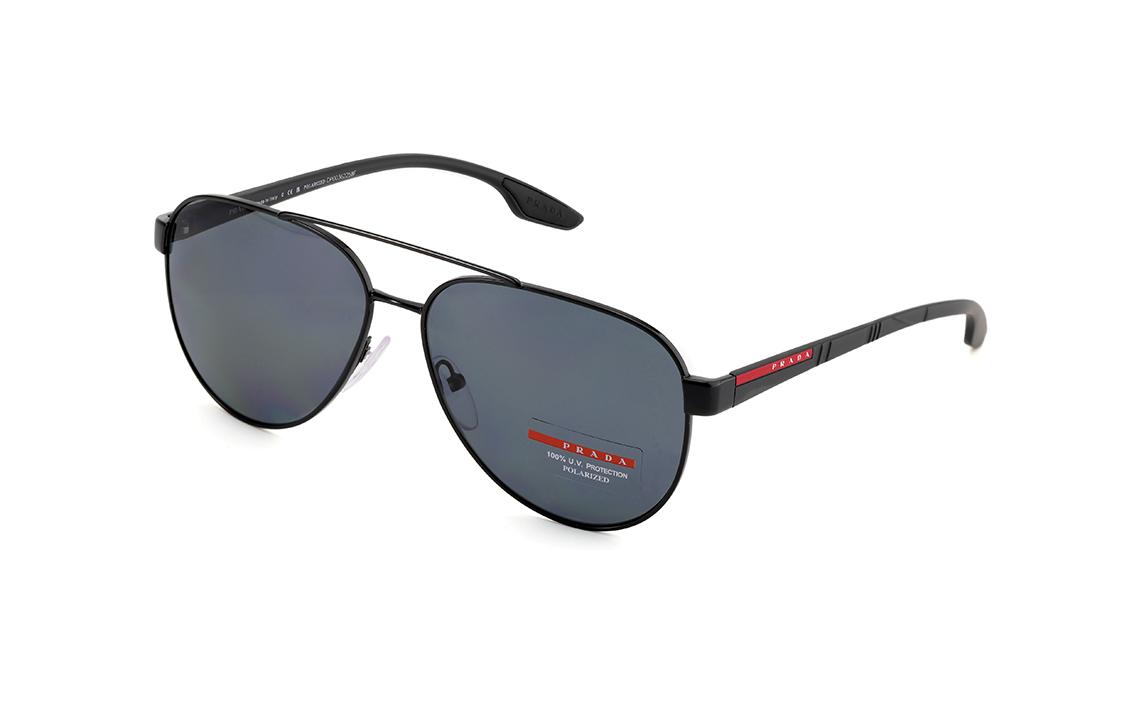 PRADA Polarized Aviator Sunglasses for Men - Premium Edition SPS-54T-1AB-5Z1 圖 2