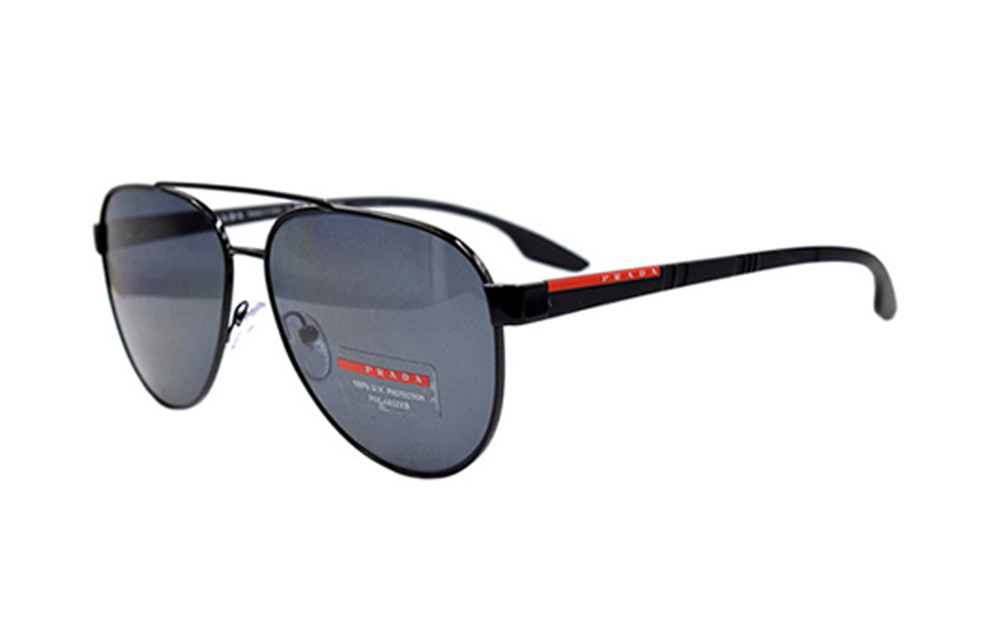 PRADA Polarized Aviator Sunglasses for Men - Premium Edition SPS-54T-1AB-5Z1 圖 5