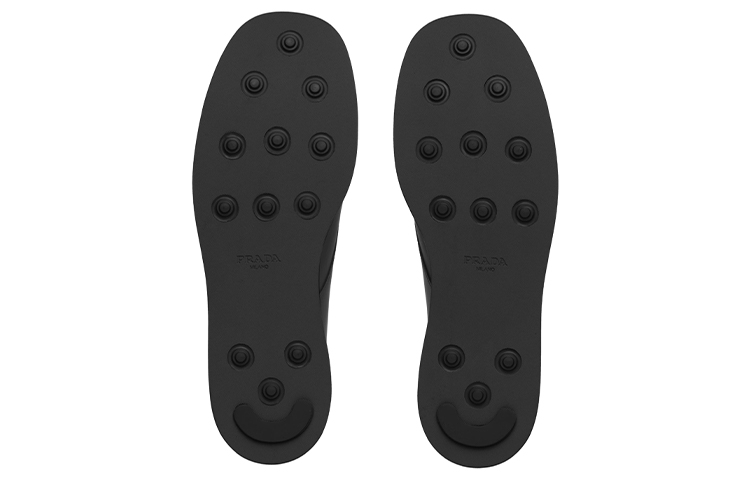 Prada Polished Leather Derby 'Black' 圖 5