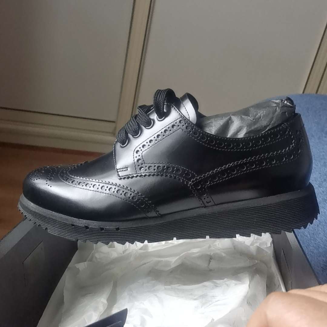 Prada Polished Leather Derby 'Men's'