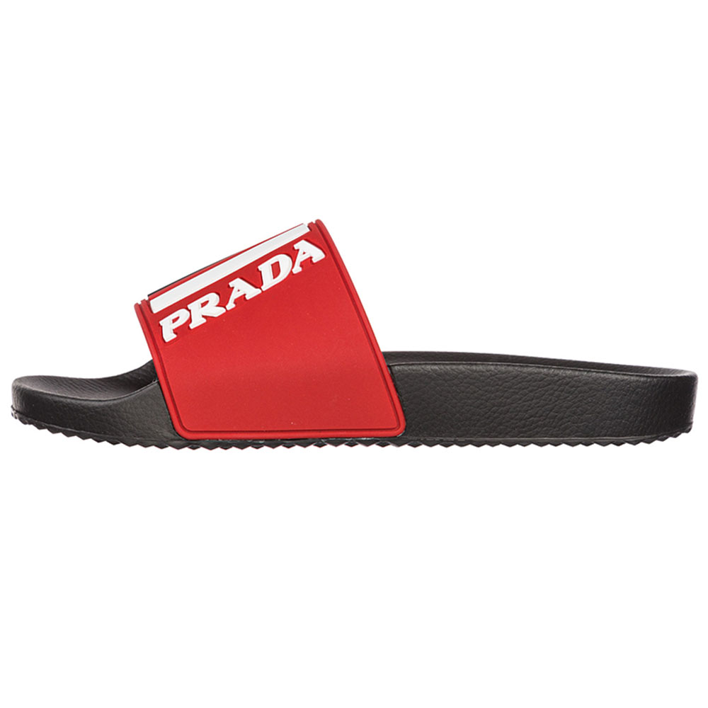 Prada Poolside Slide 'Red' 4X3204-B4O-F0011